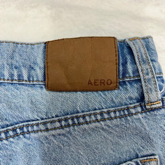 Aeropostale Women's Slim & Thick Curvy Mom Jean Size 0 Distressed‎ Grunge Boho - Picture 7 of 10